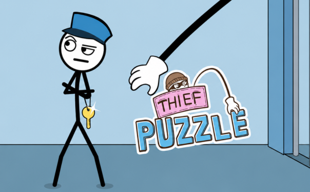 Thief Puzzle: to pass a level